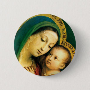 MADONNA UND KINDER BUTTON