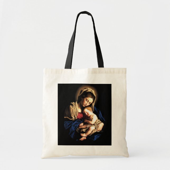 Madonna und Kindergewohnheits-Tasche Tragetasche (Vorne)