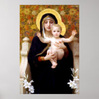 Madonna und Kinderposter