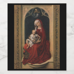 Madonna und Kinderwein-Flaschen-Aufkleber Weinetikett