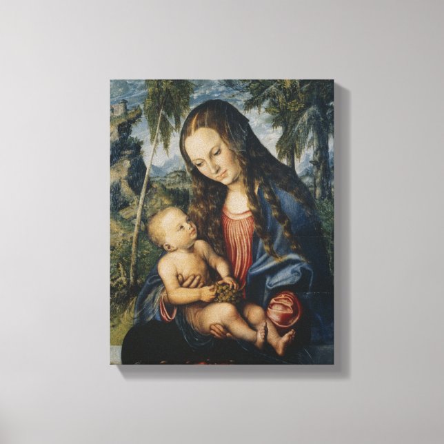 Madonna unter dem Tannenbaum, c.1510 Leinwanddruck (Vorderseite)