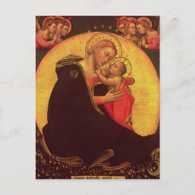 Madonna von Bescheidenheit, 1390-1400 Postkarte (Vorderseite)
