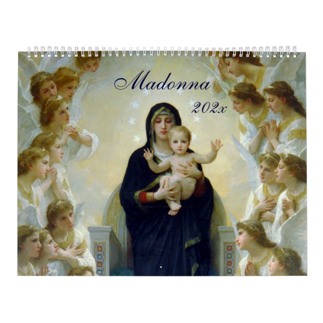 Madonna von Bouguera Kalender (Titelbild)
