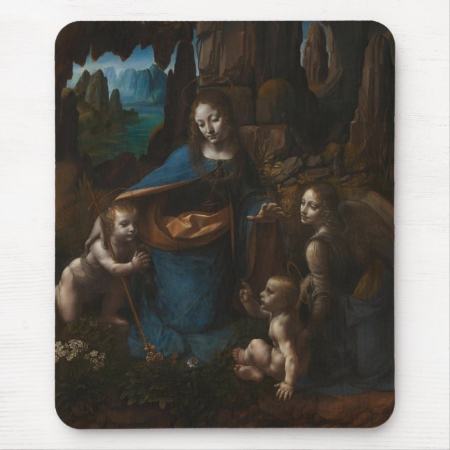 Madonna von den Steinen"Jungfrau Mary, baby Jesus, Mousepad (Vorne)