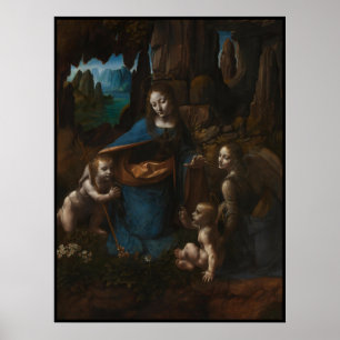 Madonna von den Steinen"Jungfrau Mary, baby Jesus, Poster