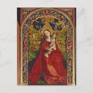 Madonna von der Rose Bower, 1473 Postkarte