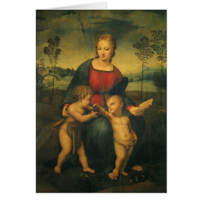 Madonna von Goldfinch von Raphael Sanzio (Vorne)