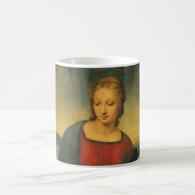 Madonna von Goldfinch von Raphael Sanzio Tasse (Mittel)