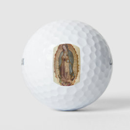 Madonna von Guadalupe (Nuestra Señora) (Virgen) Golfball