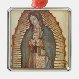 Madonna von Guadalupe (Nuestra Señora) (Virgen) Ornament Aus Metall