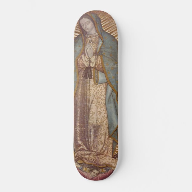 Madonna von Guadalupe (Nuestra Señora) (Virgen) Skateboard (Vorderseite)