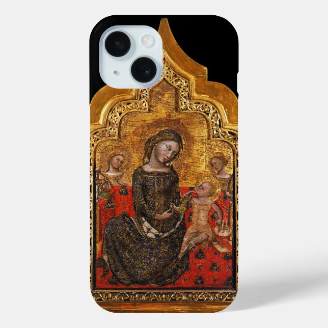 MADONNA VON HUMILITY by Vitale Da Bologna Case-Mate iPhone Hülle (Rückseite)
