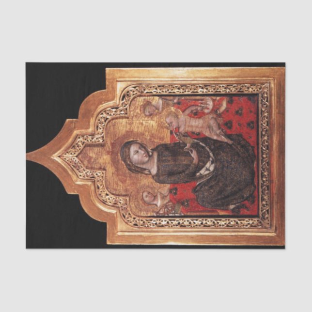MADONNA VON HUMILITY SEIDENPAPIER (Vorderseite)