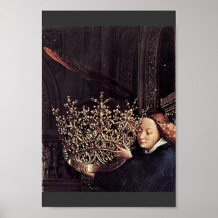 Madonna von Kanzler Nicholas Rolin von Eyck Jan Poster