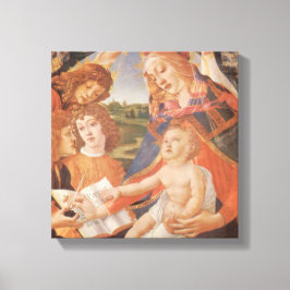 Madonna von Magnificat von Sandro Botticelli Leinwanddruck