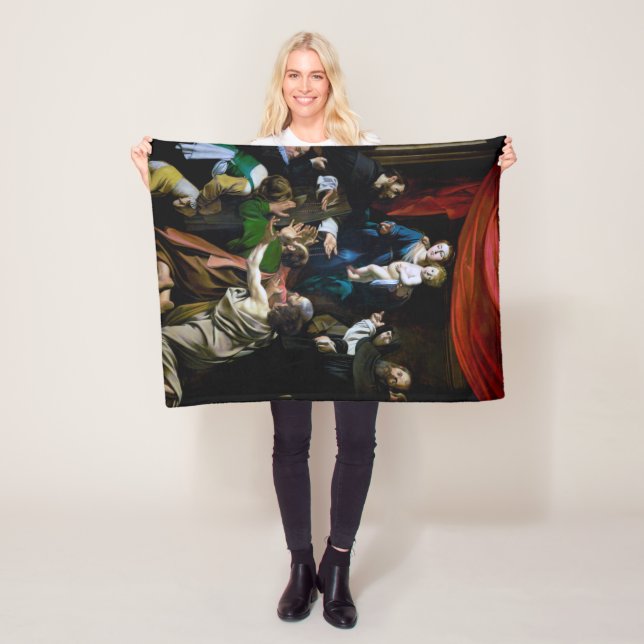 Madonna von Rosary, Caravaggio Fleecedecke (Beispiel)