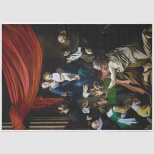 Madonna von Rosary, Caravaggio Seidenpapier