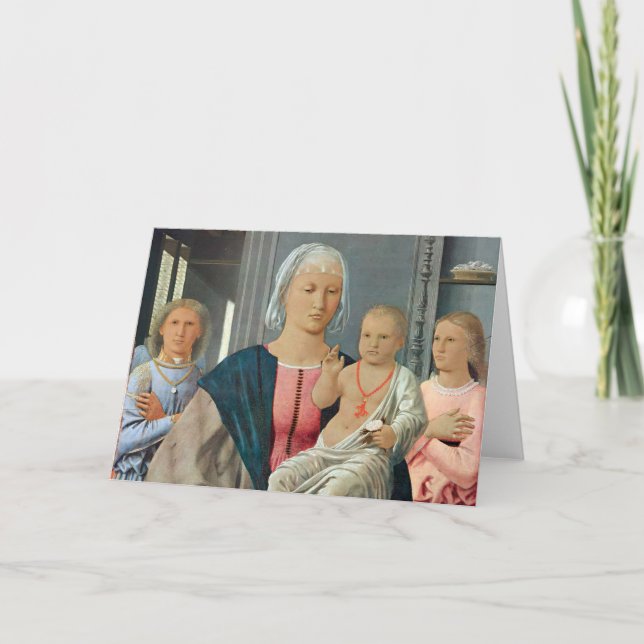Madonna von Senigallia - Piero della Francesca Karte (Vorderseite)