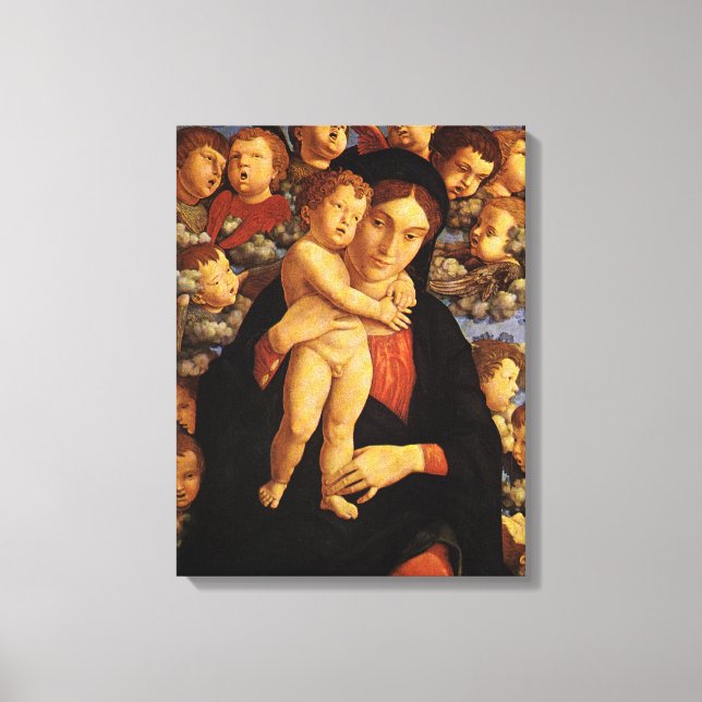 Madonna von Tscherubim von Andrea Mantegna Leinwanddruck (Vorderseite)