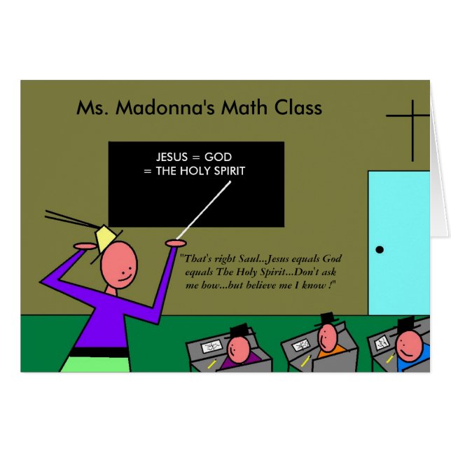 Madonnas Math-Klasse (Vorderseite (Horizontal))