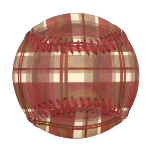 Madras Kariert Fall Red Baseball