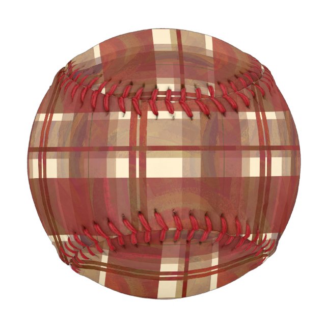 Madras Kariert Fall Red Baseball (Vorderseite)