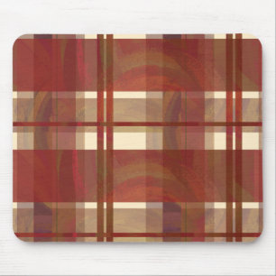 Madras Kariert Fall Red Mousepad