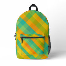 Madras Karo Revival - Citrus Diagonal Kariert Back