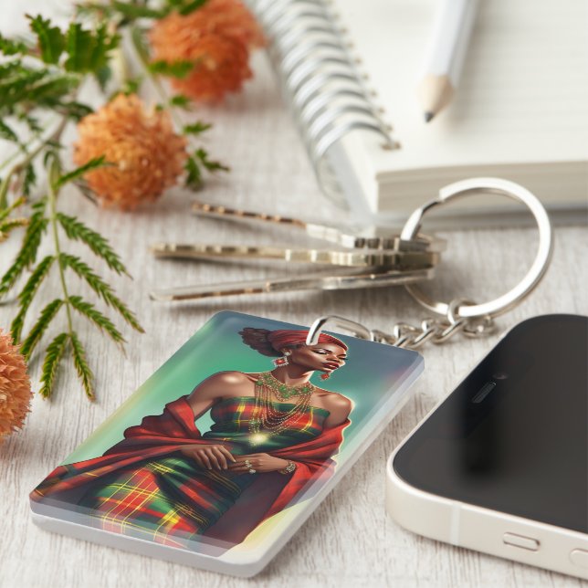 MADRAS-SCHLÜSSELTÜR SCHLÜSSELANHÄNGER (Vorderseite rechts)