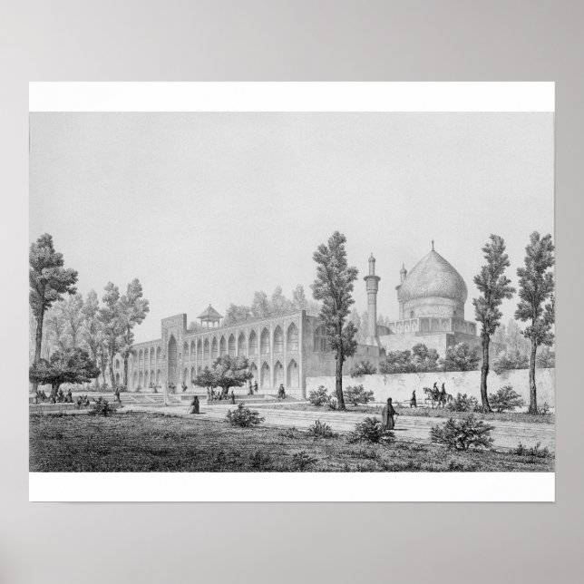 Madrasa-yi Masjid-i Shah Sultan Hussein, in Isfaha Poster (Vorne)