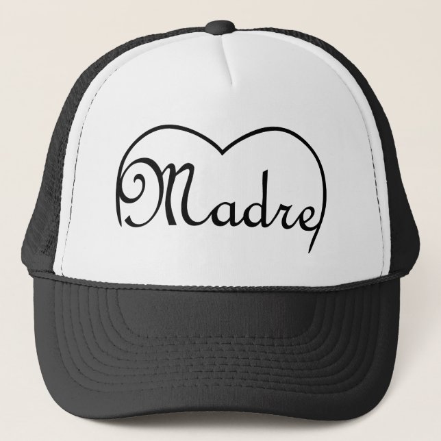 Madre Italian Mother heart Truckerkappe (Vorderseite)