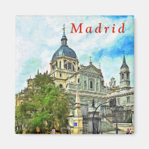 Madrid. Almudena Kathedrale Magnet