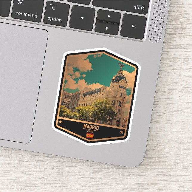 Madrid Aufkleber (Detail)