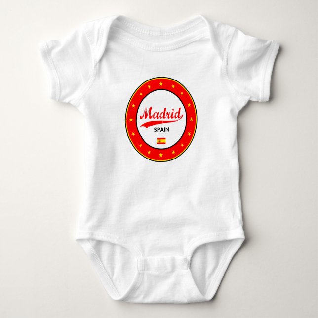 Madrid Baby Strampler (Vorderseite)