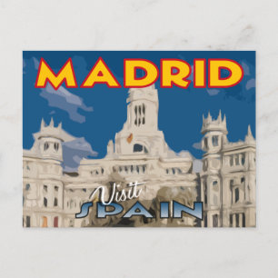 Madrid, Besuch... Spanien, Postkarte