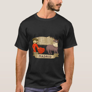 Madrid Bullfight Bull Spanien T-Shirt