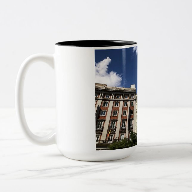Madrid — Edificio Metrópolis Mug Zweifarbige Tasse (Links)