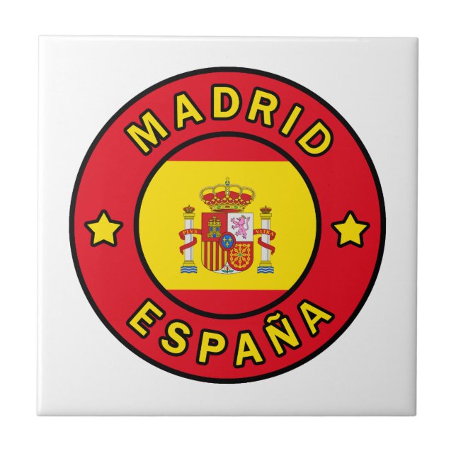 Madrid España Fliese (Vorderseite)