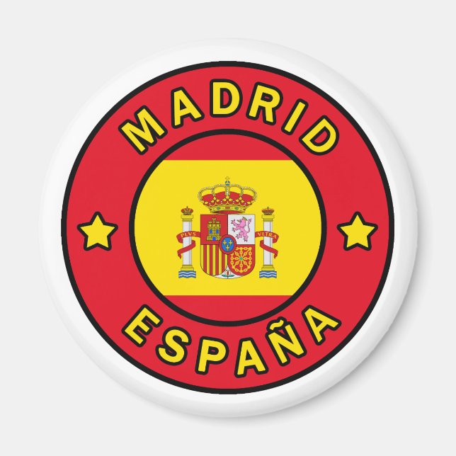 Madrid España Magnet (Vorne)