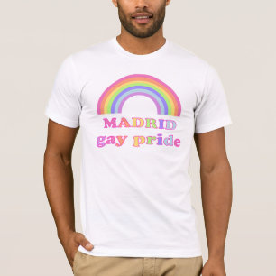 Madrid-Gay Pride - Regenbogen T-Shirt