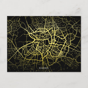 Madrid Gold Style Art Karte