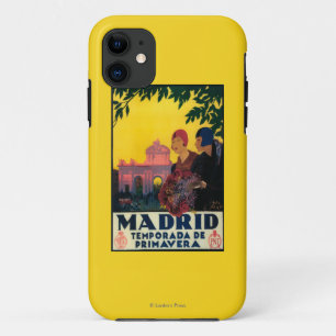 Madrid im Frühjahr-Reise-fördernden Plakat Case-Mate iPhone Hülle