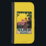 Madrid im Springtime Travel Promotion Poster Geldbeutel Hülle Für Das Samsung Galaxy S4<br><div class="desc">Madrid,  Spanien - Madrid in Springtime Travel Promotional Poster - Madrid,  Spanien wurde 1930 gegründet. Dieses Bild zeigt Szenen aus Madrid,  Spanien.</div>