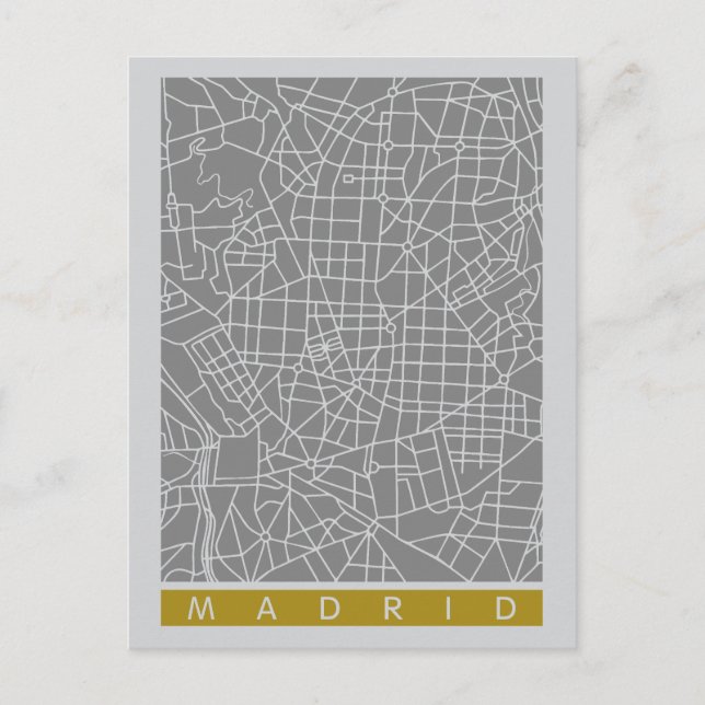 Madrid Karte (Vorderseite)