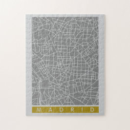 Madrid Karte Puzzle