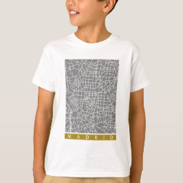 Madrid Karte T-Shirt