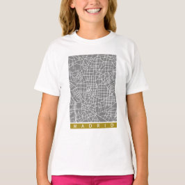 Madrid Karte T-Shirt