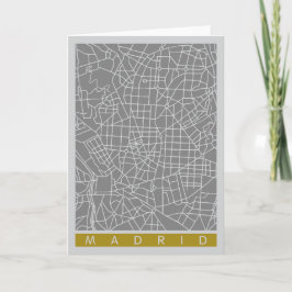 Madrid map karte