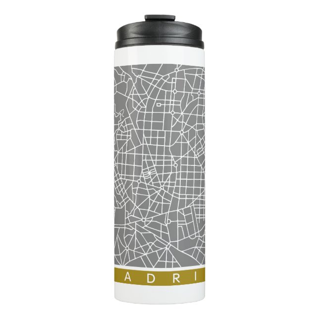 Madrid map thermosbecher (Vorderseite)