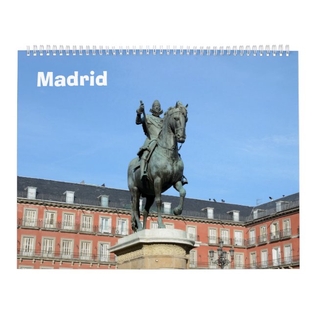 Madrid Mauer Kalender 12 Monate (Titelbild)